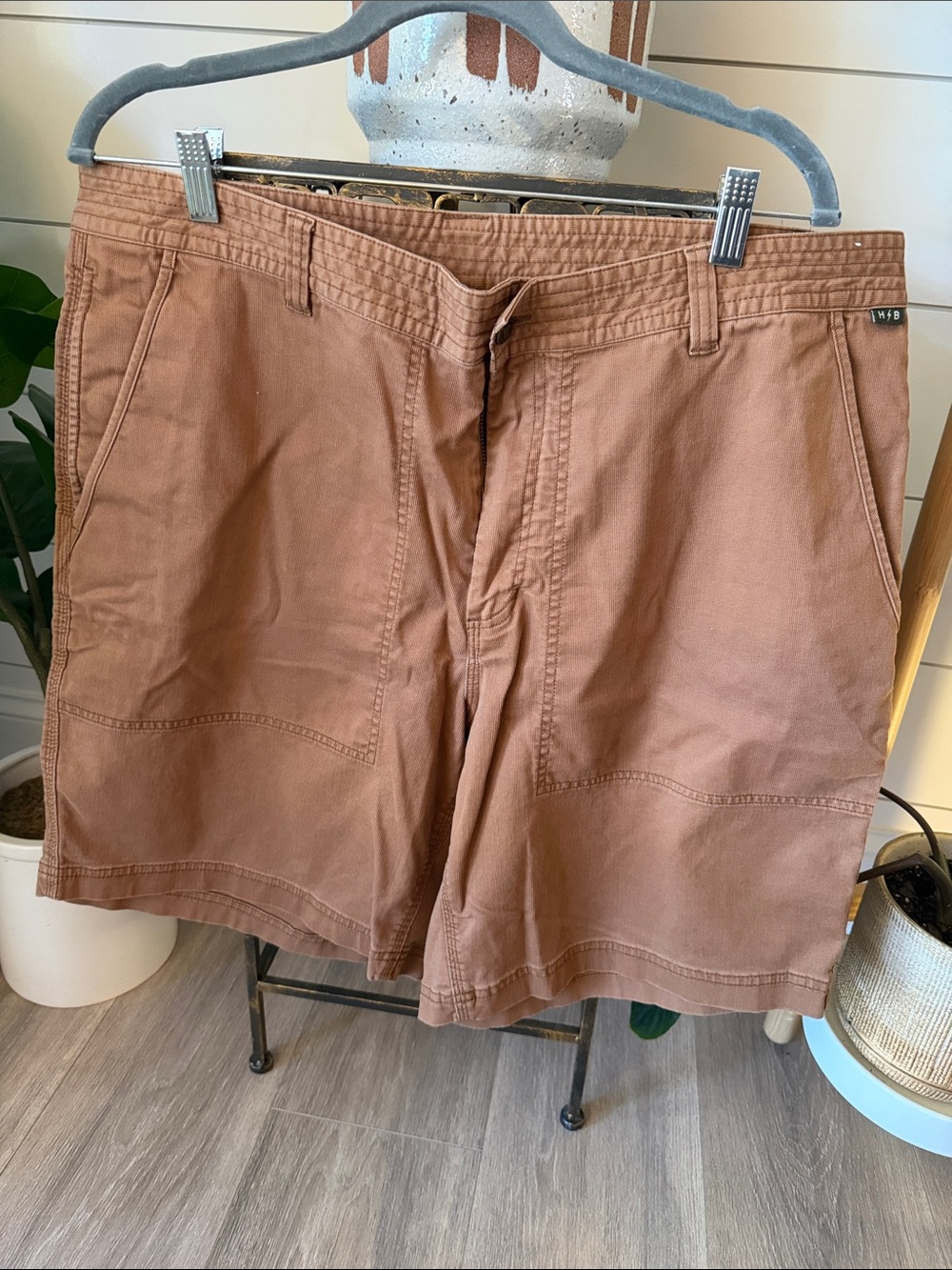 Howler Brothers Brown Tan Hybrid Shorts